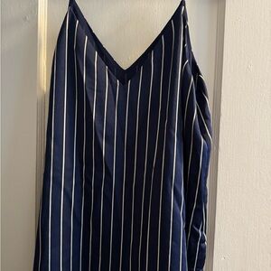 Express Navy Striped Downtown Cami